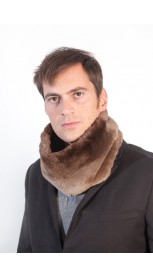 Beaver fur neck warmer - unisex